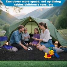 YQQ Alfombra para tienda de campaña portátil impermeable para debajo de la tienda de campaña suministros de camping para camping picnic manta de suelo al aire libre suministros de picnic 6.23 x2179 - como en la foto - Ver 2