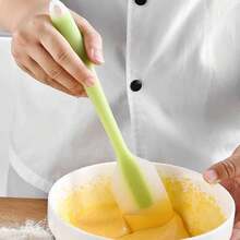 Bộ 3 thìa silicon trong suốt 28cm - Chịu nhiệt, đa năng, thích hợp để phết bơ, đánh kem, làm bánh, trộn, phết mứt - Dụng cụ nhà bếp thiết yếu - Nhiều màu - Xem 2