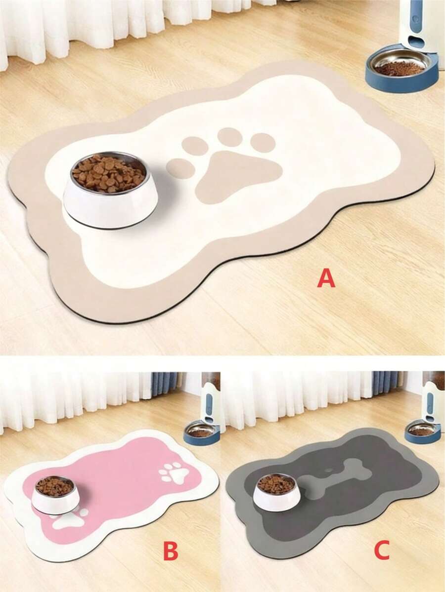 Tapete Exclusivo e Original para Alimentação de Animais de Estimação (Antiderrapante, Absorvente, Fácil de Limpar para Gatos e Cães, Adequado para Decoração Doméstica), Tapete Premium de Diatomita Antiderrapante | Base de Borracha Antiderrapante | Adequado para Banheiro, Cozinha e Chuveiro, Múltiplos Tamanhos Disponíveis [Tapete de Banheiro][Tapete de Banheiro][Tapete de Banheiro] Outono/Inverno/Decoração Romana/Decoração Doméstica/Decoração da Casa