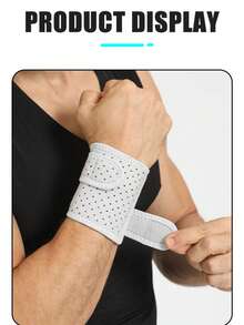 1 Stück verstellbare Handgelenkstütze mit 2 Federn, atmungsaktiv, Handgelenkstütze mit Kreuzriemen, Druckfixierung, für Basketball, Badminton, Tennis, Laufen, Radfahren, für Herren & Damen, Fitness Handgelenkbandagen Zubehör - Armband - Übersicht 9
