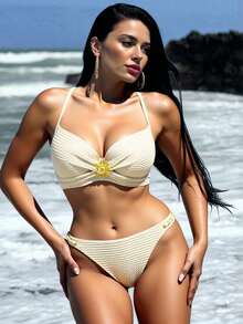 RWX VEST Adult Bikini With Exclusive Detail And Sophisticated Design 2025 XX71 - 白色 - 查看 1