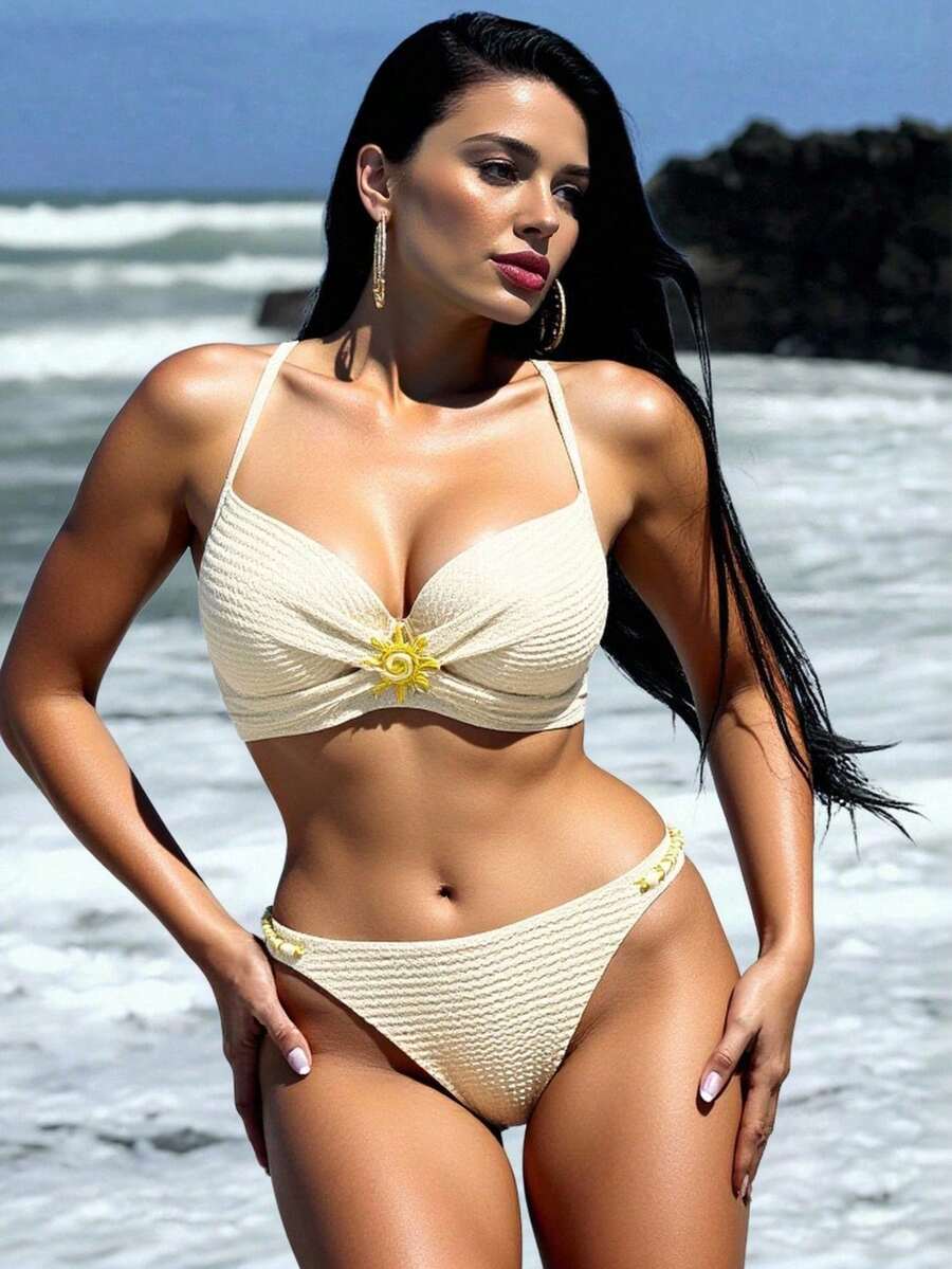 RWX VEST Adult Bikini With Exclusive Detail And Sophisticated Design 2025 XX71 - Putih - View 1