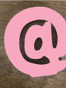 1pc 6-Inch Pink Letter, For Wedding Valentine's Day Wall Decor, Vertical Letter Decoration And Craft Home Party Supplies - Pink - View 7