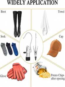 10-Piece Pack Of Stainless Steel Clothespins, Clothes Clips With Hooks, Can Be Used As Trouser Racks And Wardrobe Storage Racks, Suitable For Clothes, Towels And Sheets, A Must-Have For The Laundry Room On Holidays! - Multicolor - View 6