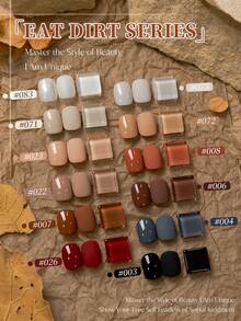 MOZIUR Gel Nail Polish Set Halloween Nails Eat Dirt Sertes 12 Colors Gel Polish Kit Nail Gel Polish All Seasons Soak Off LED Nail Lamp Nail Art Gel Kit DIY Salon Gift For Women - Multicolor - View 3