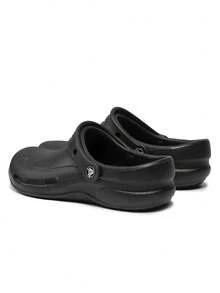 Crocs Giày lười Unisex thấm hút mồ hôi thoáng khí chống nắng chống gió giữ ấm đa năng logo trơn dễ giặt nhanh khô thể thao ngoài trời chạy bộ hàng ngày đi học nam nữ màu đen 10075-001 - đen - Xem 2
