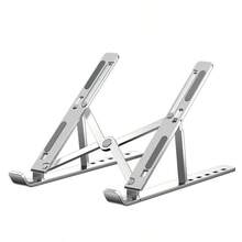 Aluminum Alloy Laptop/Tablet Stand, Foldable Desktop Riser Holder, Portable Computer Desk Organizer - Multicolor - View 1