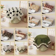 1pc Multi-Style Universal Dust Cover Cloth (Waterproof & Washable) - Retro/Geometric Pattern For Printer, Projector, Rice Cooker & Air Fryer | Home Appliance Protection,Women's Day,Travel Essentials,Wedding Favours,Y2k,Bedroom,Car Accessories Women,Kitchen Decor,Kitchen Decor,Household Items - Multicolor - View 1