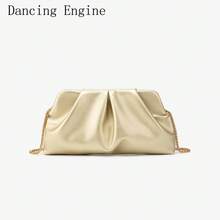 Dancing Engine Purses And Handbag Luxury Designer Shoulder Bags Pu Leather Evening Clutch Bag Purse Women's Bag - Vàng - Xem 1