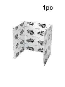 1pc High Temperature Aluminum Kitchen Splash Guard, Anti-Leakage Splash Board, Suitable For Gas Stove, Home, RV And Camping Cookware, Foldable Splash Panel - Multicolor - View 12