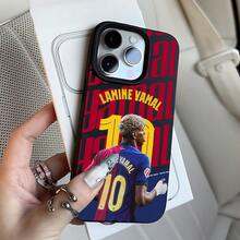 Football Genius B-Barcelona No. 10 Y-Yamal Shockproof Soft Back Cover Phone Case Compatible With IPhone 17 16 15 14 13 12 11 Pro Max Air Plus, Couple Gift - Multicolor - View 1