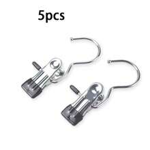 50个简易不锈钢夹子，多用途单钩夹，适用于裤子、裙子，防风衣夹，衣架，节省空间的家居收纳用品，适用于卧室、衣柜、宿舍、家庭使用 - 彩色 - 查看 20