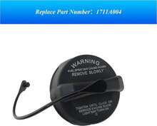 Rldym Tapón de llenado de combustible para depósito de combustible, tapa de gas 1711A004 para Miubishi 2004-2012 Eclipse, 2004-2008 2010-2011 Endeavor, 2004-2012 Galant, 2014-2018 Outlander, - negro - Ver 4