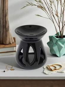 1个大型陶瓷三叶精油扩香器，多种颜色可选，节日礼物，情人节礼物 - 彩色 - 查看 9