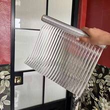 1卷纹理隐私窗膜，静电吸附，无需胶水，提供隐私保护和紫外线防护，适用于浴室、卧室、家庭、厨房、办公室。