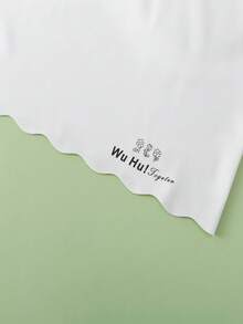 女童 8-12 岁休闲运动文胸，无缝防漏，夏季吊带背心 - 白色 - 查看 4