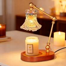 Candle Warmer Lamp With Timer, Adjustable Candle Warmer Light, Dimmable Wax Melts Warmer For Candle Jars, Home Decor & Romantic Beside Lamp Gifts For Bedroom, Best Gift For Mom, Wife, Girlfriend On Holiday - US A Type Plug(110-127V) - View 10