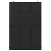 Kitchen Cabinet With Adjustable Shelves & Wine Rack, Tall Kitchen Buffet With 4 Doors & 2 Drawers, Sideboard For Kitchen & Living Room, Buffet Cabinet, White - 黑色 - 查看 10