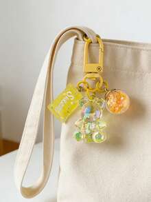 Porte-clés pendentif en forme d'ours en peluche, porte-clés en forme de bonbon, accessoires de téléphone - Porte-clés pendentif en forme d'ours en bonbon, peut être accroché aux sacs, aux clés - Cadeau parfait pour les camarades de classe et les amis, mini réaliste, style minimaliste, cadeau de mariage et de fête idéal, peut également être utilisé comme accessoire pour sac à main de femme, porte-clés, cadeau de la Saint-Valentin, convient à la famille, aux amis, aux collègues, à l'amant, aux camarades de classe - Multicolore - Voir 12