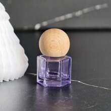 1个8毫升精油样品瓶，琥珀色玻璃滚珠瓶，可重复灌装 - 彩色 - 查看 9