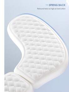 可拆卸可折叠柔软俄式蝴蝶形美甲手枕，带手机支架和扶手，适用于美甲沙龙 - 白色 - 查看 4