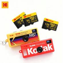 Kodak 适用于柯达Charmera钥匙扣数码相机的MicroSD卡，容量可选32GB、64GB、128GB和256GB。专为柯达相机设计的MicroSD卡存储卡。
