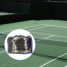 1 Set Professional Grade Tennis Net, High Elasticity Densely Woven Tennis Net, Wind-Resistant And Durable, Suitable For Tennis Training And Matches, Can Be Used Indoor And Outdoor, Weather-Resistant Material - Black - View 5
