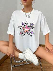 Customized Personalized Gifts, Cats - Customize A Women's T-Shirt With A Custom Printed Slogan, Add Your Own Text/Picture (Badge Pattern/Company Logo/Family Photo/Selfie Stylish,Fashion,Hipster,Casual,Minimal Chic Personalized,Customized,Custom,Unique Guy Costumes,Capsule Wardrobe,Men Basic/Street Style Ideal Gifts For Him Boyfriend,Family,Friends For Birthdays,For Vacation/ Holiday,For School/Competition,For Sports/Climbing,Chic Autumn,Urban Gala,Gym - 白色 - 查看 4