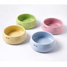 宠物陶瓷碗，封闭式碗口，防黑化，狗碗，家用水碗，防溅易清洗，大号猫咪零食碗，宠物碗