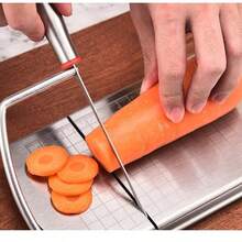 不锈钢奶酪切割器，带刻度，家用烘焙工具，黄油和奶酪分割器