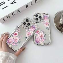Elegante diseño floral rosa en acuarela. Esta elegante funda es compatible con los modelos  16, 15, 14 Pro Max, 13, 12, 11, XR y XS Plus. Fabricada en silicona TPU, ofrece protección contra golpes y caídas, además de una sensación superior. Es un regalo ideal para familiares, amigos y seres queridos, y una elección perfecta para Navidad. cubiertas, funda de teléfono, fundas de teléfono, funda de , funda de  17 pro, funda de  16, navidad, funda de  17 pro max, funda de  17, fundas de , funda de  15,  17 pro max, fundas para , funda de  16 plus, regalos de navidad, funda de  13, funda de teléfono de navidad, funda de  16 pro, funda de teléfono  15, funda de teléfono  13, funda de  14, rosa, funda de teléfono rosa, regalos, malvado, regalos para mujeres - Plateado - Ver 6