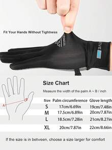 Unisex Anti-Slip Full Finger Protective Gloves, Breathable Sports Fishing Gloves, Lightweight UV Protection Cycling Gloves, Suitable For Fishing, Hiking, Cycling, Driving, Boating And Other Outdoor Activities, Cycling Accessories - Multicolor - View 8