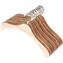 Cintres en bois pour poupées BJD 1/3, lot de 10 – Cintres en bois : fixation murale pour poupées, barres de 12 cm de long - Tabac - Voir 7