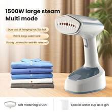 Household Small Handheld Steam Iron, Clothes Steam Iron, Portable Steam Iron, Household Steam Iron: Powerful Steam, 10-Second Quick Heating, Suitable For Home, Office And Travel, Can Quickly Remove Wrinkles From Clothes. - US A Type Plug(110-127V) - View 7