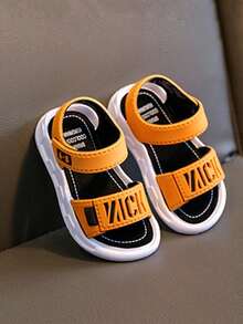 1 Pair Summer PVC Soft Bottom Non-Slip Children/Toddler Sandals