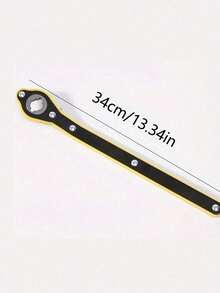 Universal Jack Ratchet Wrench - Dual Purpose Slotting Facilitates Car And Tire Repair And Maintenance - Multicolor - View 4
