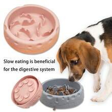 硅胶宠物慢食碗，防滑防吞咽狗碗，适用于小型/中型犬 - 500ml - 查看 6