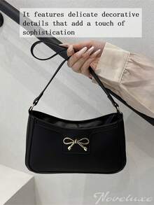 1pc Retro Lace Up Bow Decor Crossbody Shoulder Armpit Satchel Bag, Suitable For Dates, Outings, Parties, Fashionable Bow Purse For Women.Baguette Bag.Gothic Clutch For Halloween.Slim Profile Crossbody.Leopard Print Bag .Can Be Used As Valentine's Day, Thanksgiving, Halloween,Christmas Gift.Fashionable Leopard Print Women's Crossbody Bags, Shoulder Bags And Handbags, Adjustable Shoulder Straps,Retro And Elegant, Suitable For Everyday And Formal Occasions, Essential For Everyday Dates, And Ideal For Commuting And Travelling. - 彩色 - 查看 6