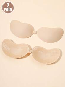 TSLBNRIO 2 Pairs Reusable Invisible Bras For Women, Strapless Bras, Invisible Nipple Covers, Shaping Support Bust, Prevent Breast Outward Bulging, Suitable For Bikini, Swimwear, Dresses And Wedding Gowns - Multicolor - View 17