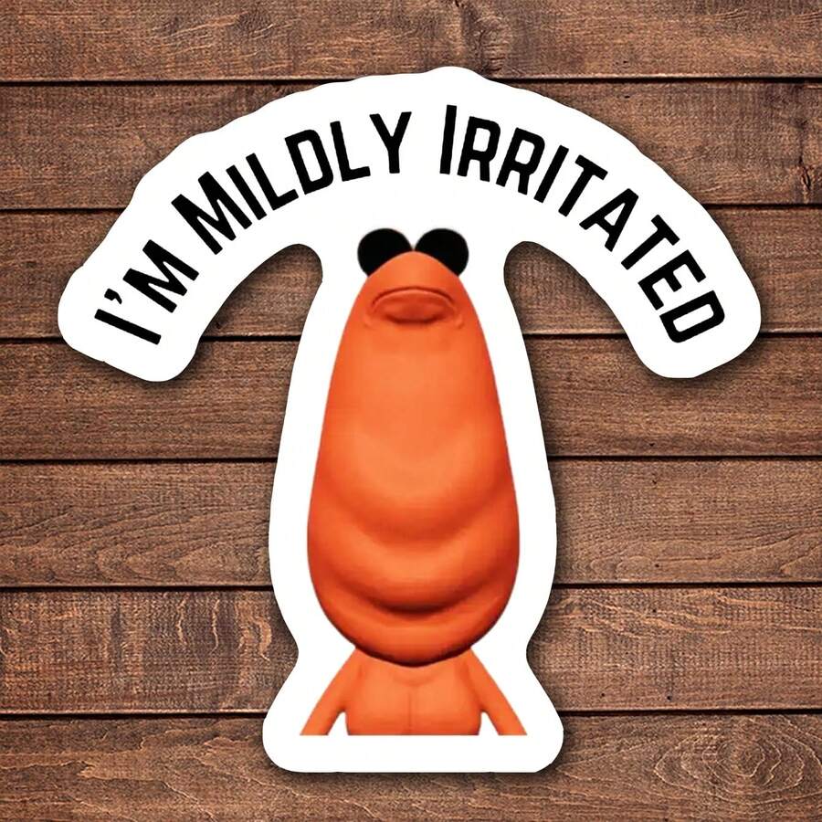 1/2/5pcs "Annoying Marcus The Bug" Vinyl Sticker | Perfect For Laptops, Water Bottles, Phones,Book Lovers & Readers, For Back To School,Paintings,Vase Decor,Gag Gift For Work Or Motivational Reminder,School Supplies,God,Home Decor,Classroom,Custom Stickers,Jesus,Self Care,Scrapbook Supplies,Letter Stickers - Multicolor - View 1