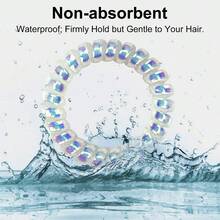 CZ JessLab Lazos en espiral para el pelo 10 unidades sin rastro lazos de plástico para el pelo soportes para coleta de caballo accesorio para el cabello sin daños para niñas mujeres y mujeres colores surtidos juego de 8 1149 - 8 - Ver 2