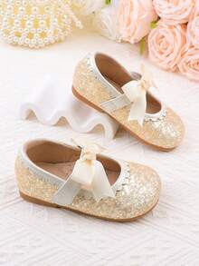 Girls' Formal Dress Shoes, Ballet Shoes, Mary Janes, Suitable For Weddings, Parties, Performances, Holidays, Comfortable And Versatile Flat Shoes For Toddlers, Little Girls, And Children