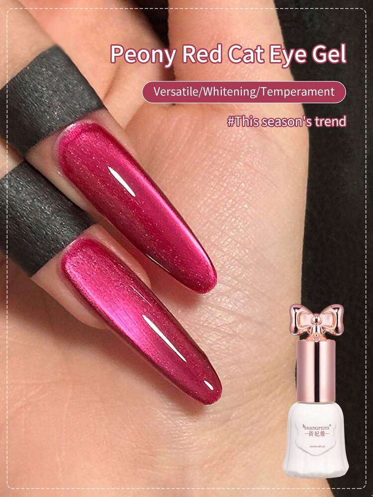 SHANGFEIYA 10ml Glitter Cat Magnetic Gel Nail Polish Colorful For Holographic Sea Sunset Cat Eye Gel Manicure And Nail Art DIY At Home - Nhiều màu - Xem 9