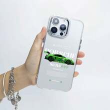 Diseño de coche de carreras verde. Esta elegante funda es compatible con los modelos  16, 15, 14 Pro Max, 13, 12, 11, XR y XS Plus. Fabricada en silicona TPU, ofrece protección contra golpes y caídas, además de una sensación superior. Es un regalo ideal para familiares, amigos y seres queridos, y una elección perfecta para Navidad. cubiertas, funda de teléfono, fundas de teléfono, funda de , funda de  17 pro, funda de  16, navidad, funda de  17 pro max, funda de  17, fundas de , funda de  15,  17 pro max, fundas para , funda de  16 plus, regalos de navidad, funda de  13, funda de teléfono de navidad, funda de  16 pro, funda de teléfono  15, funda de teléfono  13, funda de  33, rosa, funda de teléfono ros - transparente - Ver 4