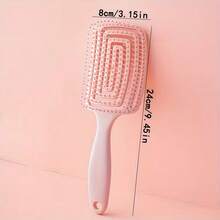 2支装弧形按摩发梳套装，女士控油造型梳，高齿密度蓬松大号弧形按摩梳，买一送一，适合细软发质，男士卷发梳，女士发梳