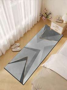 1 件装软橡胶厨房地垫，3.5 毫米厚厨房地毯，灰色几何拼接奢华简约风格厨房吸水地垫，大尺寸地毯，可裁剪以适应厨房，表面织物材质，中间海绵层，底部橡胶层，适用于厨房地毯、厨房装饰、婚礼装饰、家居装饰、浴室地垫、玄关地垫、洗衣房地垫、走廊地毯、客厅地垫等。 - 彩色 - 查看 7