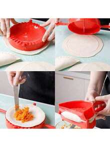 1pc-Multi-Functional Dough Press Machine Mold, Dumpling Press Machine, Handmade Pie Mold, Used For Making Dumplings, Pies And Leeks - Multicolor - View 5