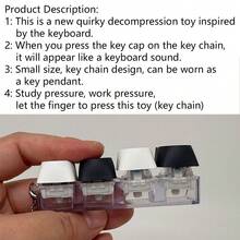 لعبة تخفيف الضغط بالأصابع، لعبة إغاثة الضغط الشخصية للمفاتيح، قلادة مفاتيح، هواية، مجموعة، لوازم حفلات، غطاء لوحة المفاتيح، اختبار مفتاح لوحة المفاتيح، لعبة فيدجت مبتكرة للتخفيف من التوتر