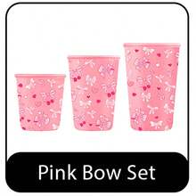 3pcs Reusable Neoprene Iced Coffee Cup Sleeve, Fits Large Cups, Compatible With Various Brands Of Iced Tea And Coffee Cups, Suitable For Hot And Cold Drinks, Great For Valentine's Day - Multicolor - View 16