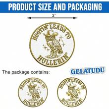 Hootin' Leads To Hollerin' Patch 3 Inches Funny Sarcastic Owl Western Cowboy Country Iron On/Sew On Embroidery Fabric Applique Patches Trucker Hats Clothes Backpack Accessories Friends Gifts - 修補 - 查看 6